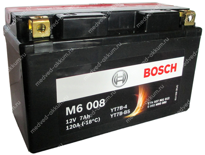 Bosch 7 Ач 507902011 AGM