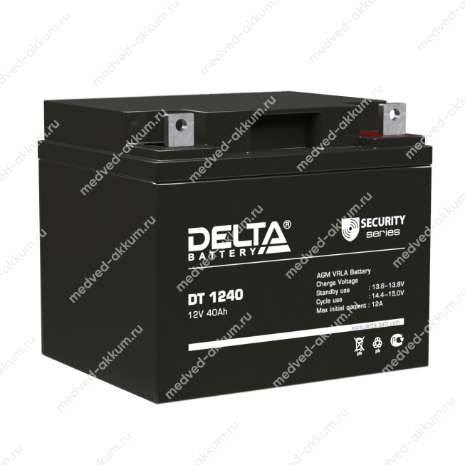 Delta DT 1240 12V 40 Ач