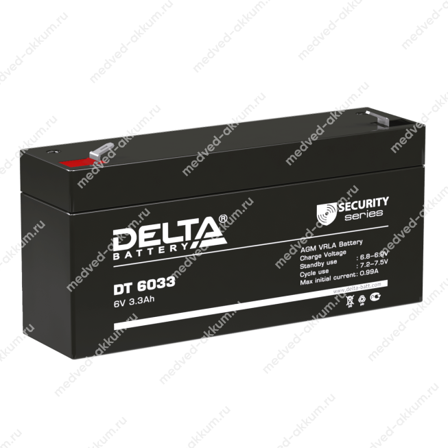 Delta DT 6033 6V 3,3 Ач