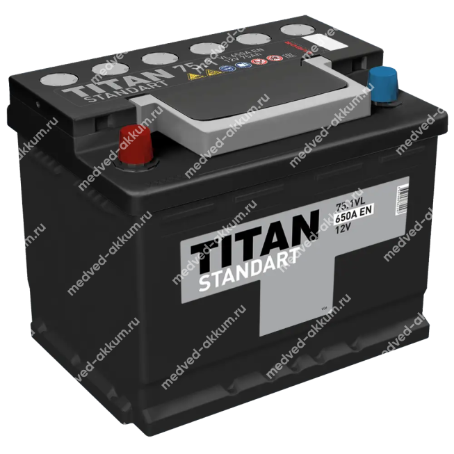 Titan Standart 75 Ач пр. L3