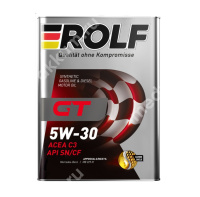 Масло моторное ROLF GT 5W-30, SN/CF, C3 (4л.) синт. ж/б
