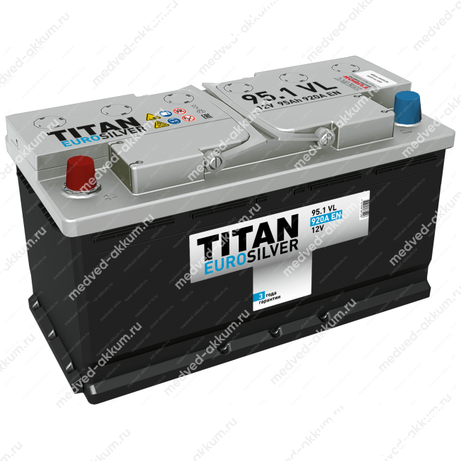 Titan Eurosilver 95 Ач пр. L5