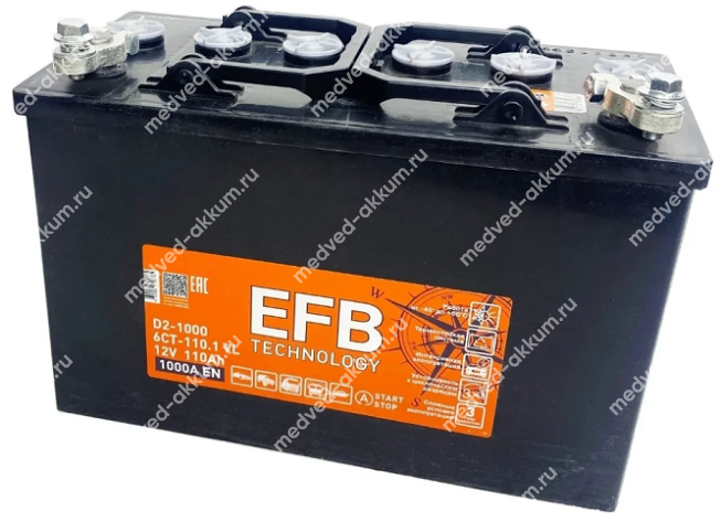 Tubor EFB 110 Ач пр. D33 (D31S-1000)