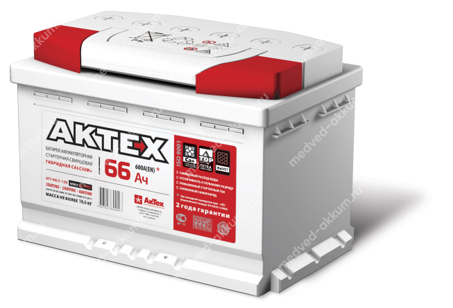 АкТех 66 Ач пр.