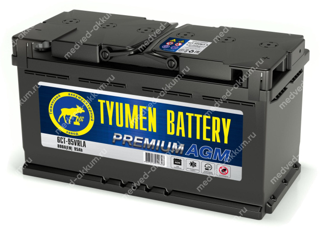 Тюмень Premium AGM 95 Ач обр. L5