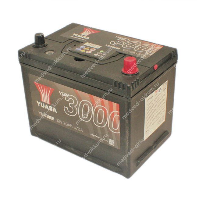 GS Yuasa YBX3068 SMF 70 Ач обр. D26L 