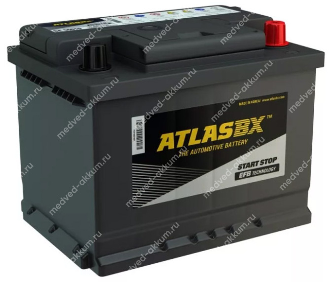Atlas EFB 60 Ач SE 56010 обр. L2