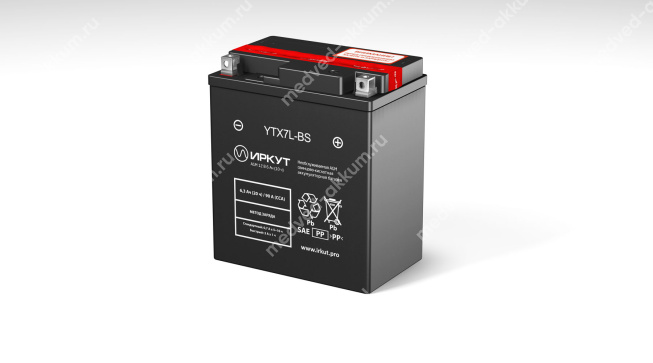 Иркут 6 Ач YTX7L-BS AGM