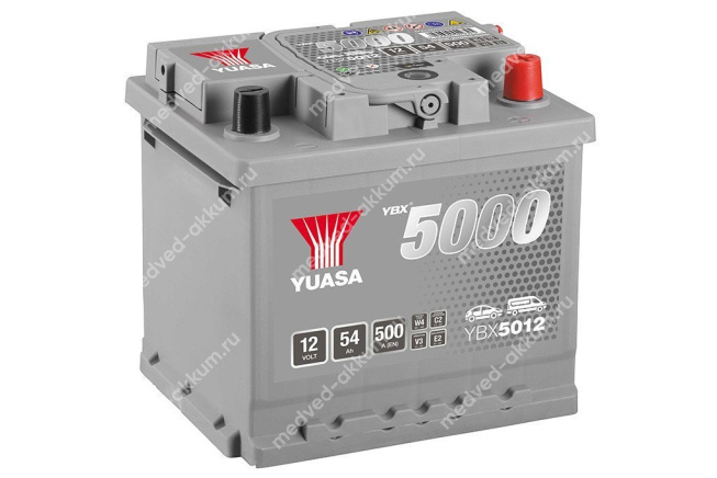 GS Yuasa 54 Ач обр. Silver High YBX5012 L1