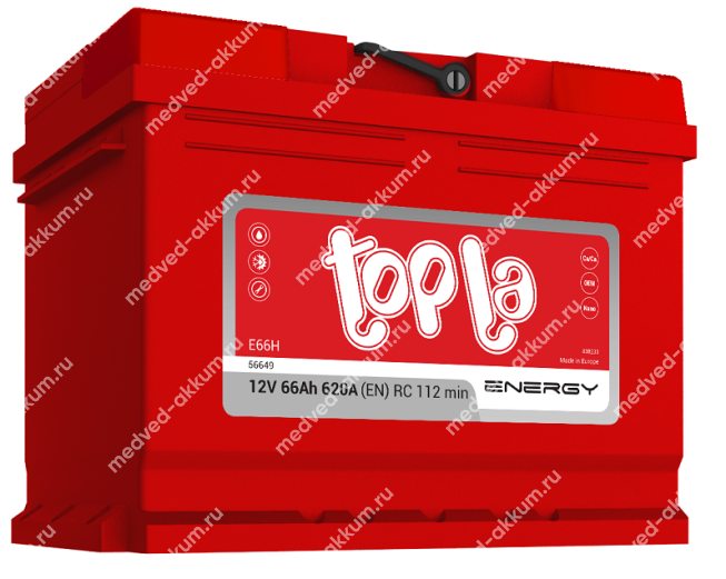 TOPLA Energy 66 Ач обр. L2