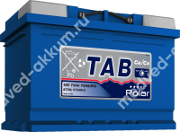 TAB Polar Blue 75 Ач обр. L3 (57549)