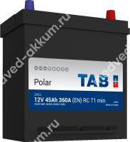 TAB Polar 45 Ач обр. B19L (54520)