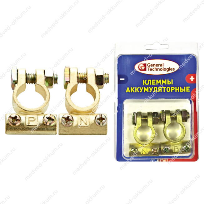 Клеммы General Technologies GT-BT302 (2шт.)
