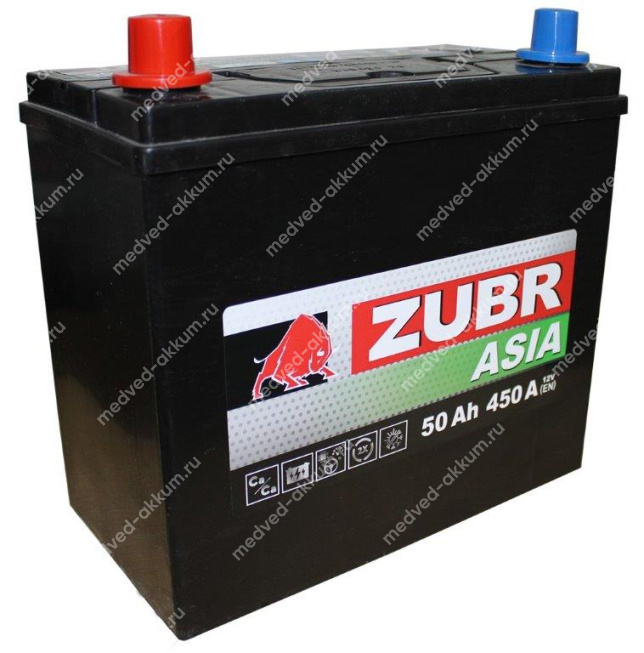 ZUBR Premium Asia 50 Ач пр. B24R