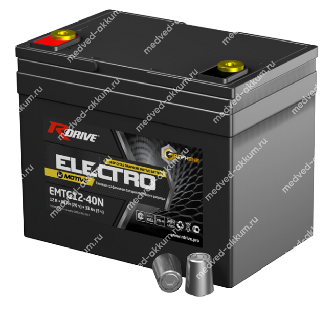 RDrive Electro Motive NanoGEL 40 Ач EMTG12-40N
