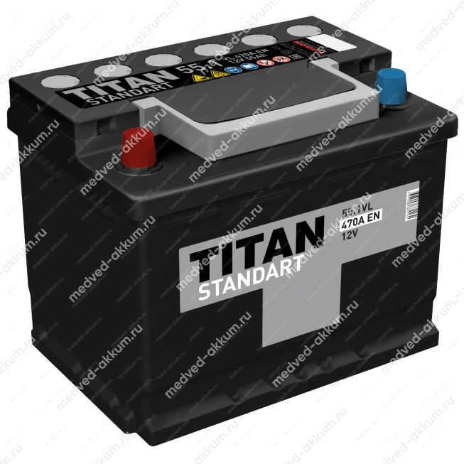 Titan Standart 55 Ач пр. L2