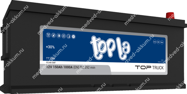 TOPLA Top Truck 150 Ач евро MAC110