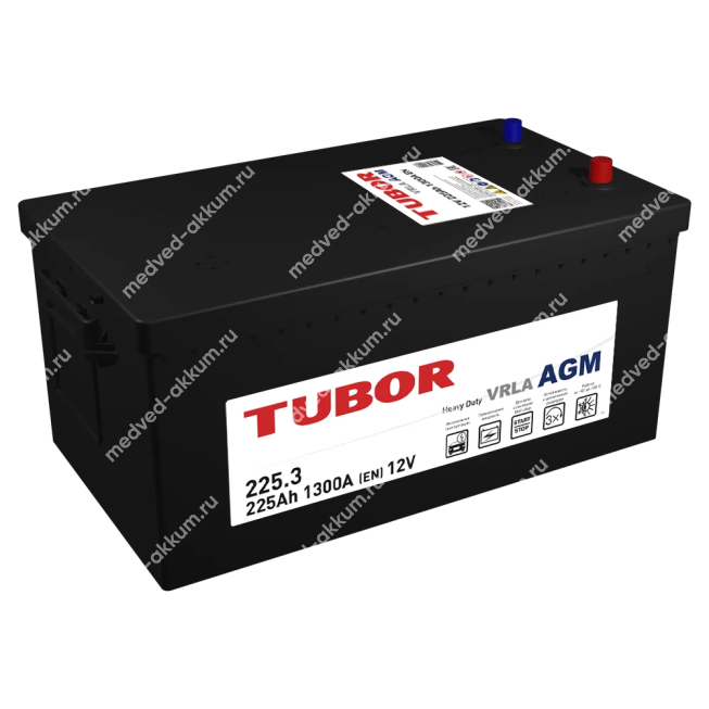 Tubor AGM 225 Ач евро C